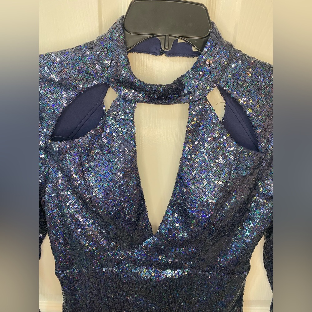 Blue cocktail dress/Nashville Dress/ Size Small